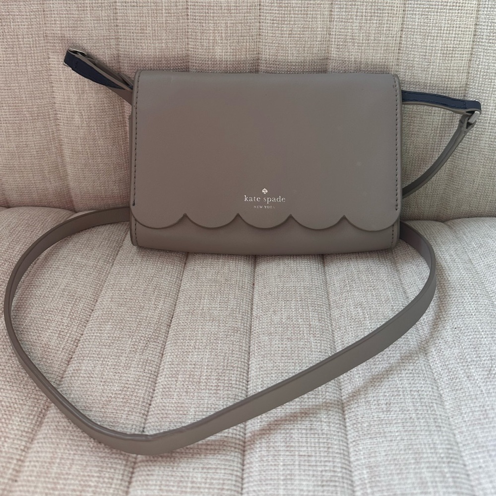 Taupe/Navy Kate Spade Crossbody